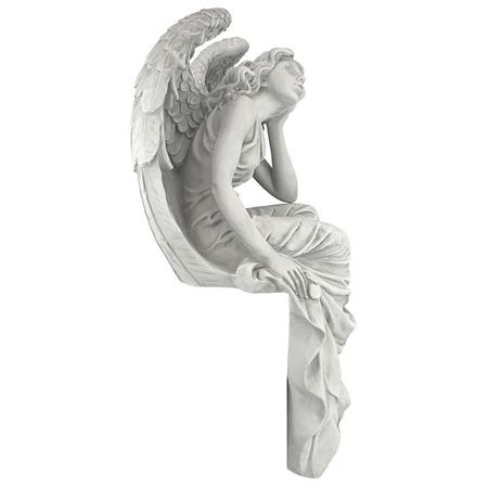 Design Toscano Resting Grace Sitting Angel Sculpture: Large NG33951